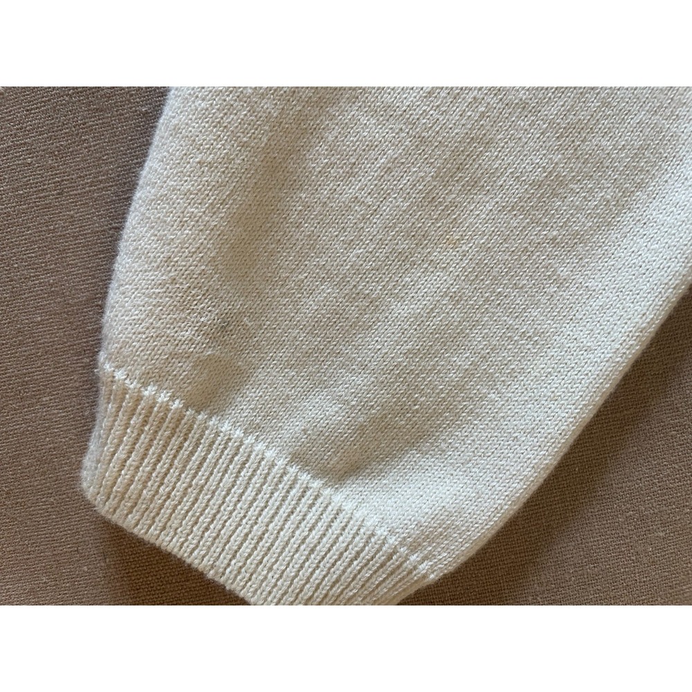 Vintage Y2K Odille Cardigan Sweater Sz S Beaded Sequins Pearls Old Money Cottage - Picture 8 of 8